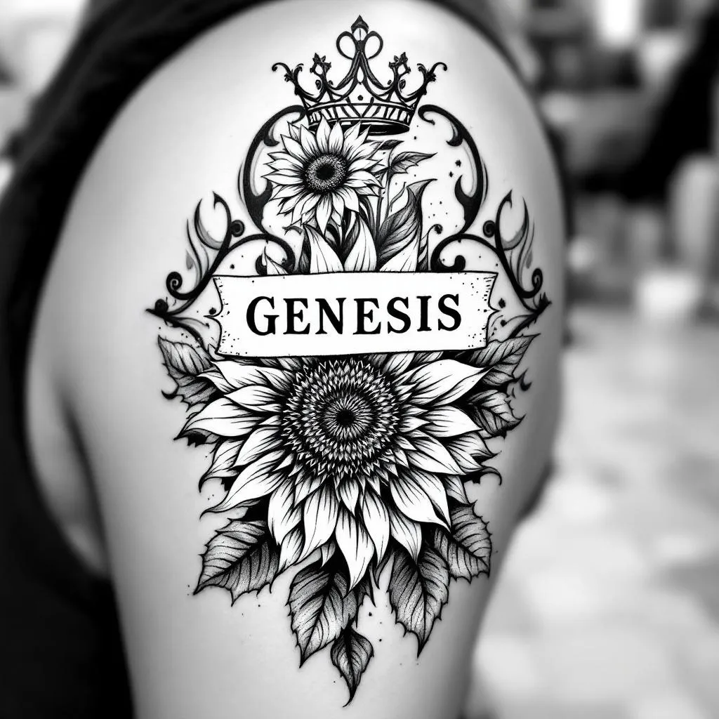 AI-generated tattoo design