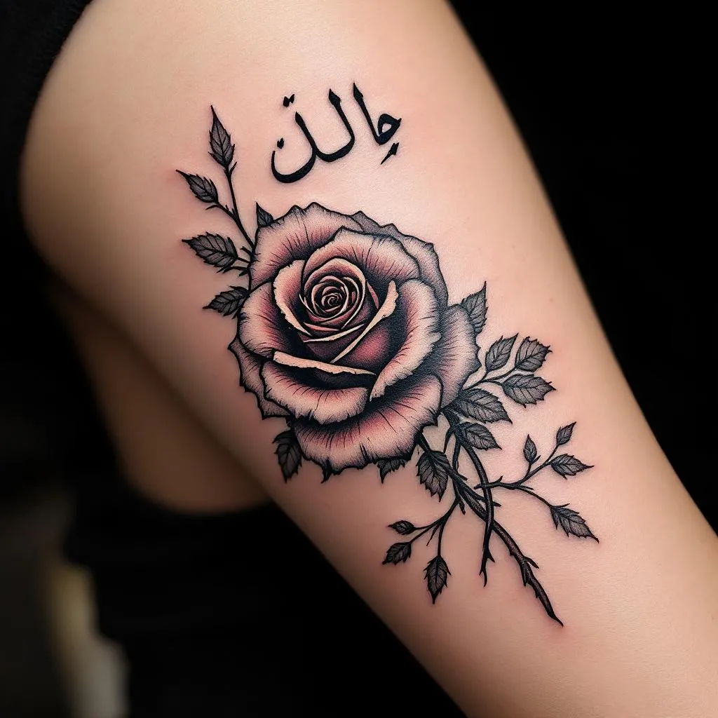 AI-generated tattoo design