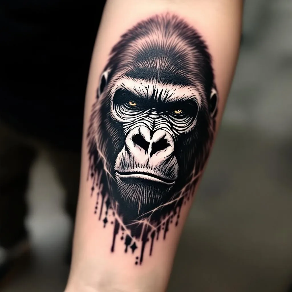 AI-generated tattoo design