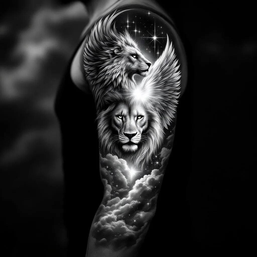 AI-generated tattoo design