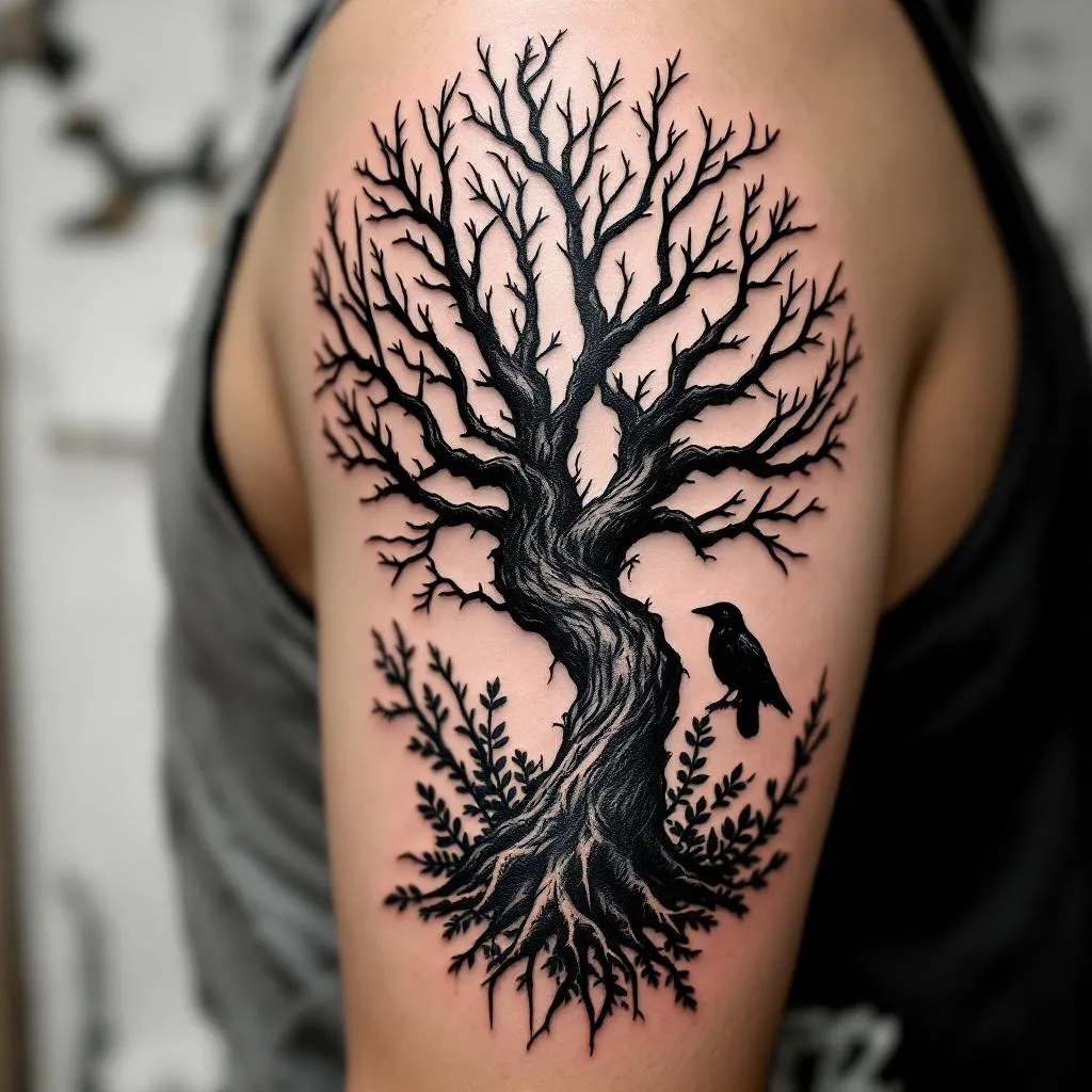 AI-generated tattoo design