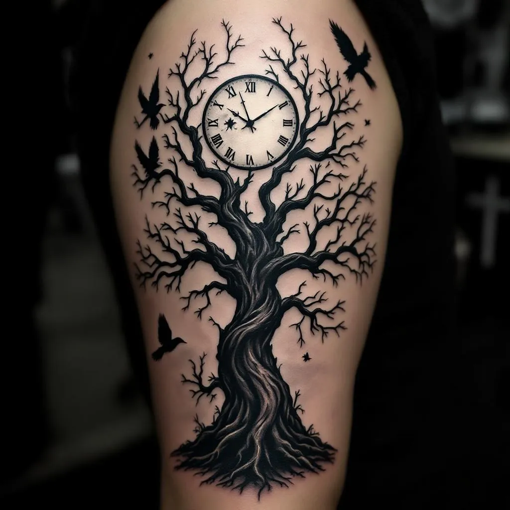 AI-generated tattoo design