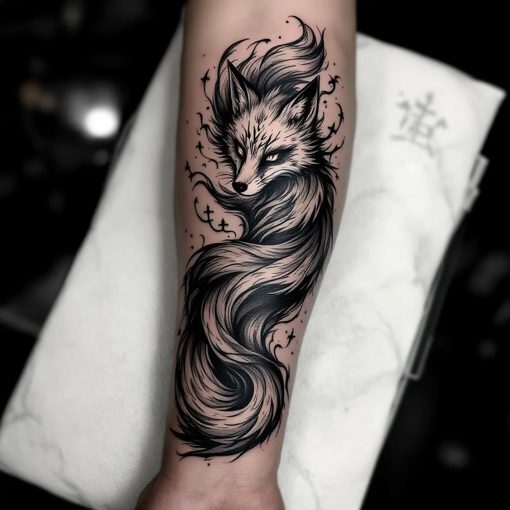 AI-generated tattoo design