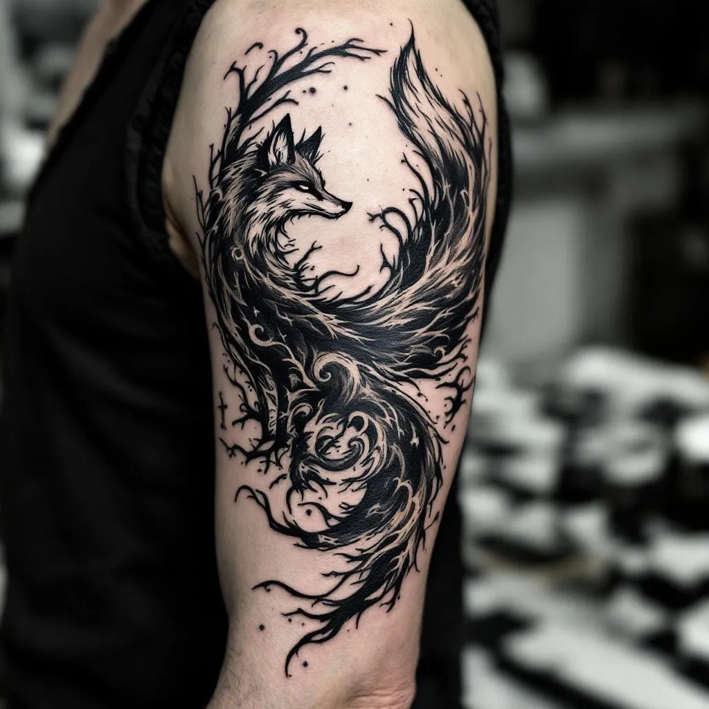 AI-generated tattoo design