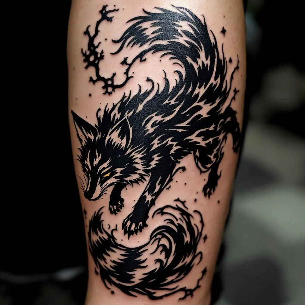 AI-generated tattoo design