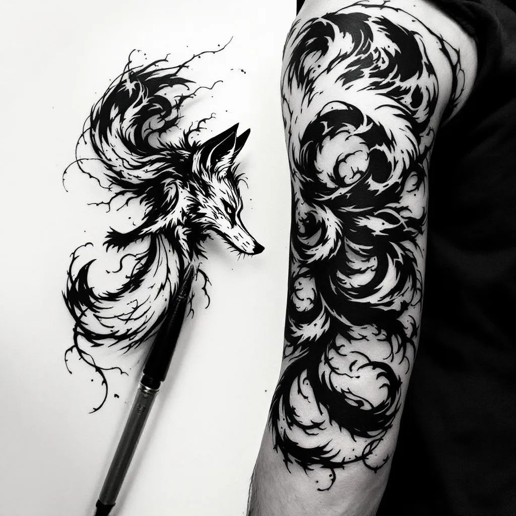 AI-generated tattoo design