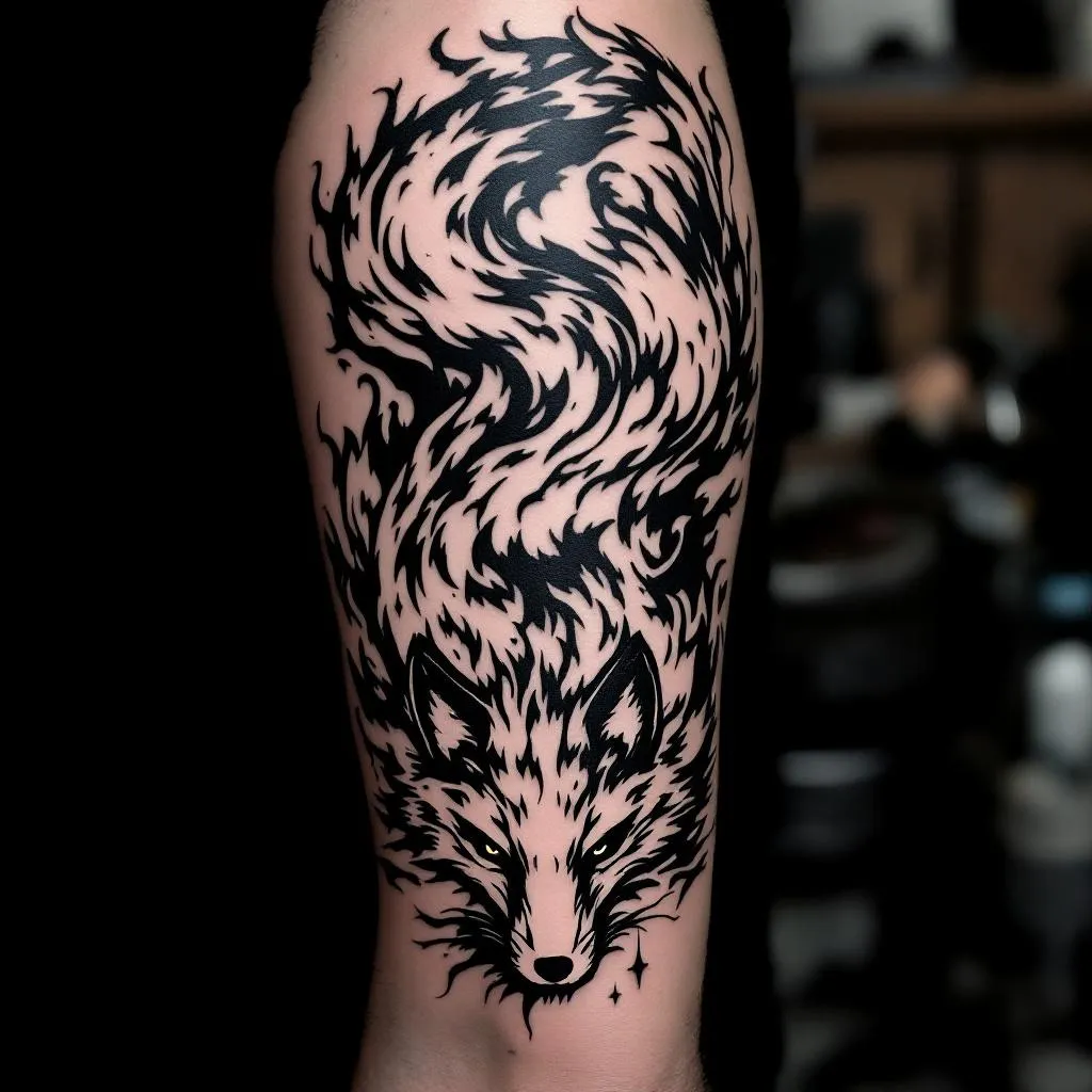 AI-generated tattoo design