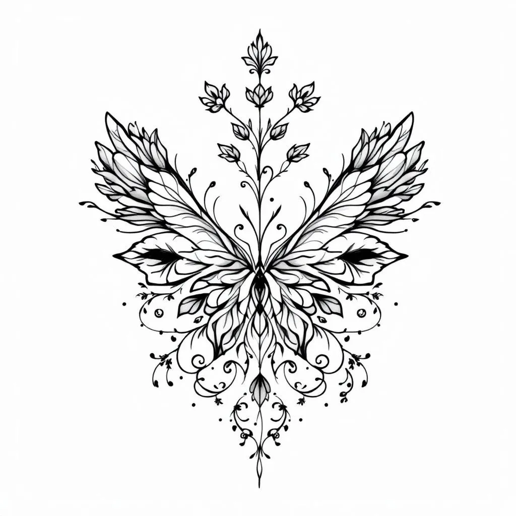 AI-generated tattoo design