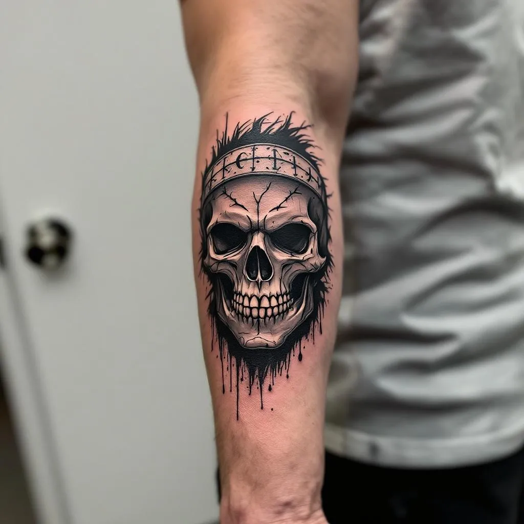 AI-generated tattoo design