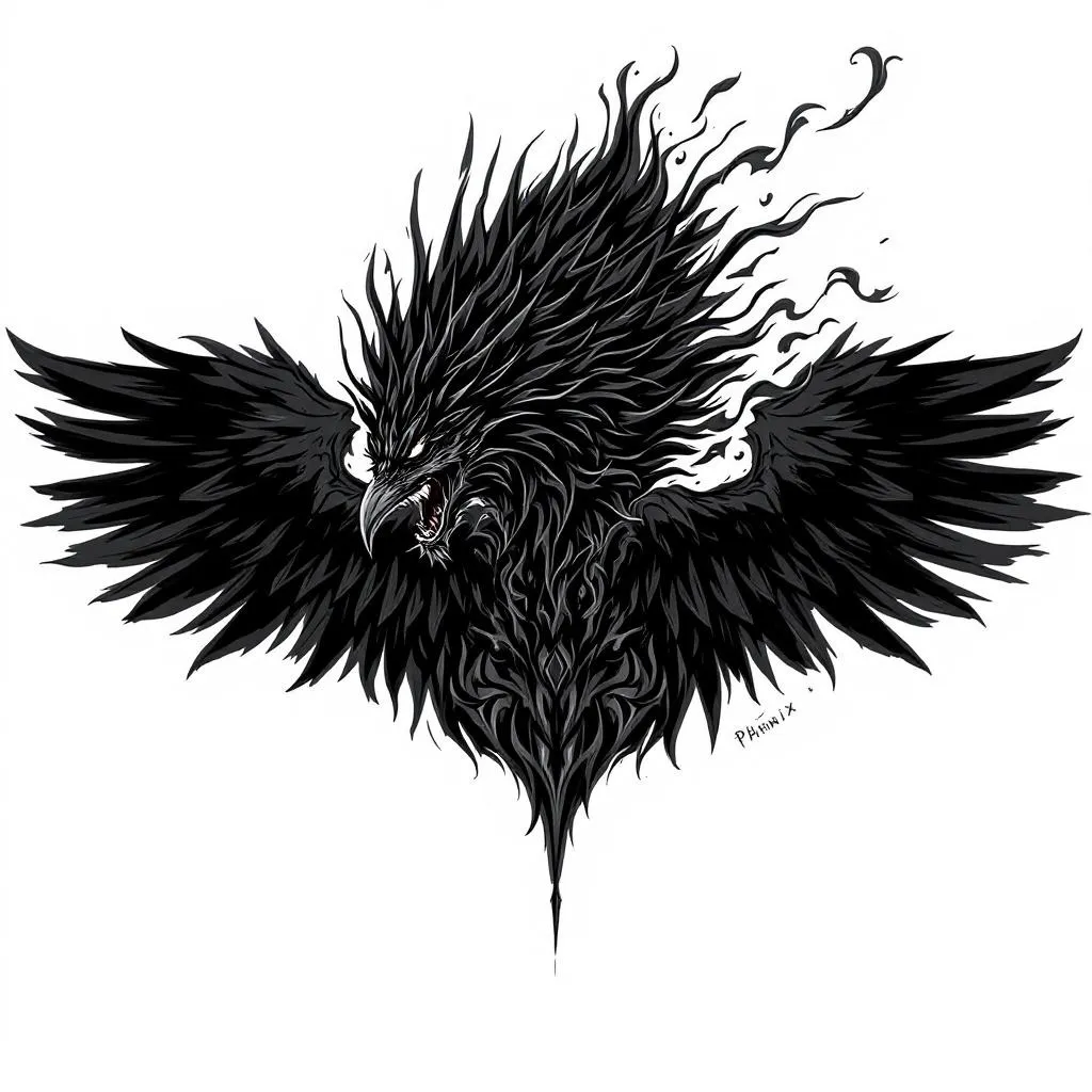 AI-Generated Design Tattoo