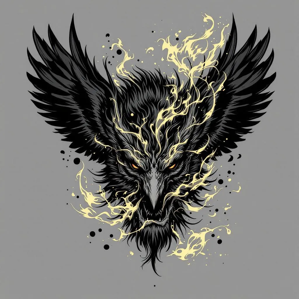 AI-Generated Design Tattoo