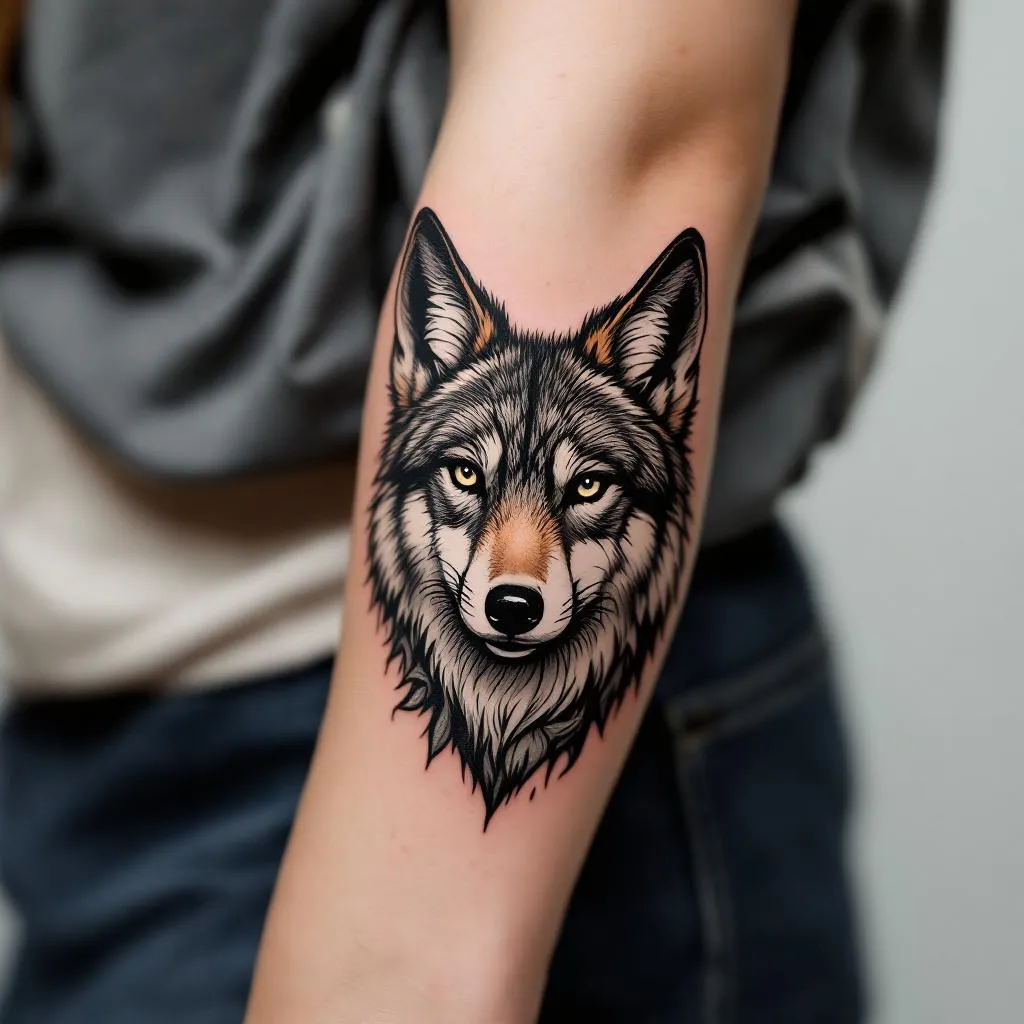 Loup sur la hanche
