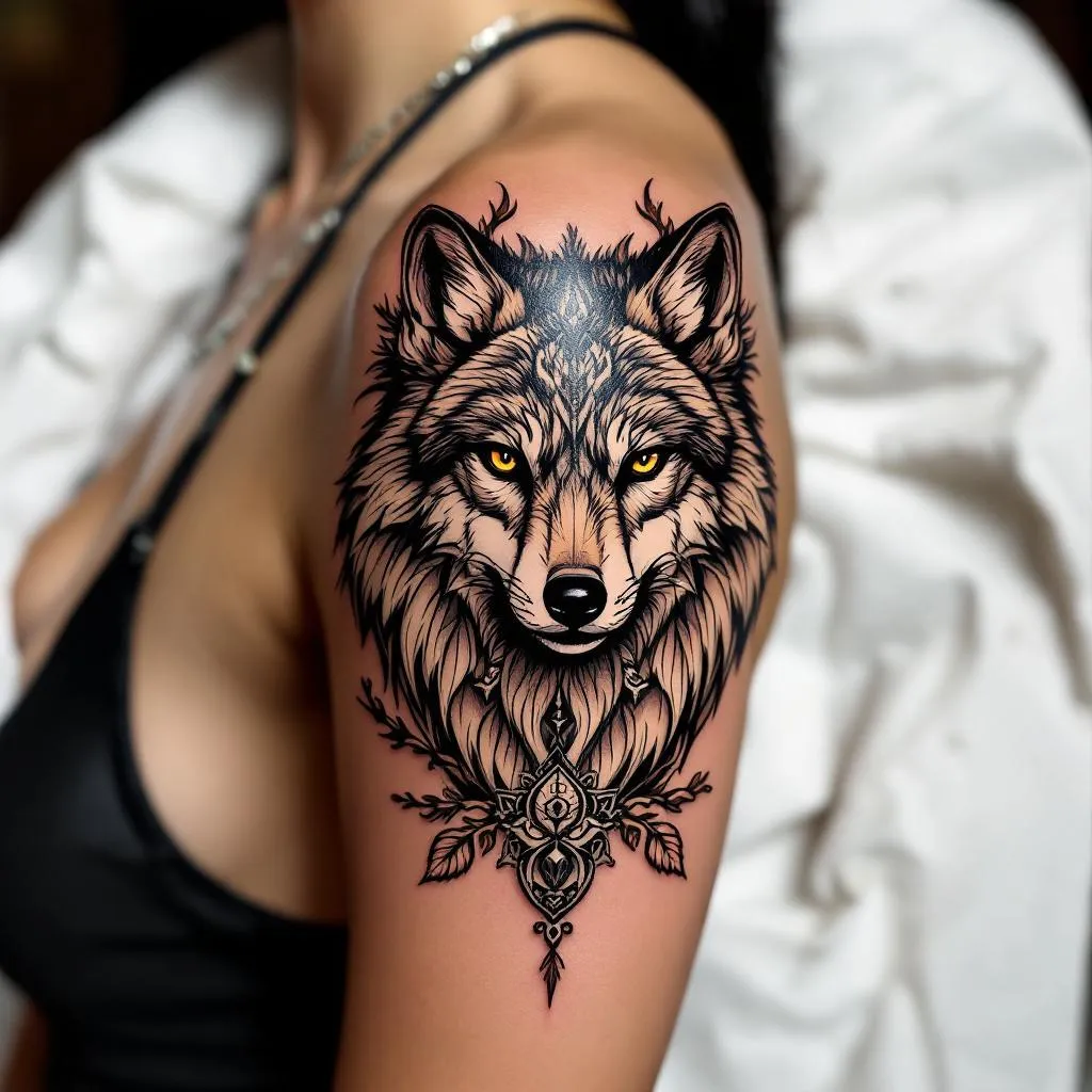 Loup sur la hanche