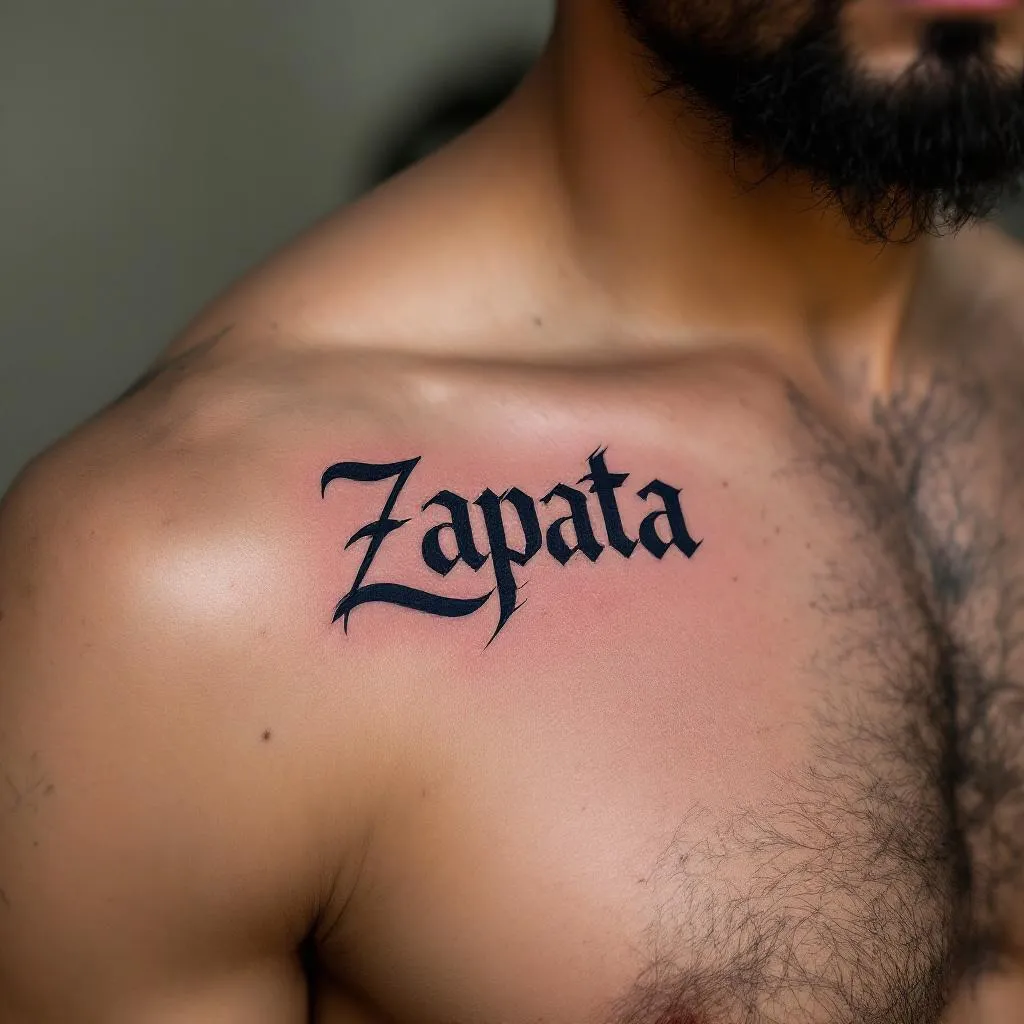 Modelo Masculino, Tatuaje De Palabra, Tatuaje De Texto Tattoo