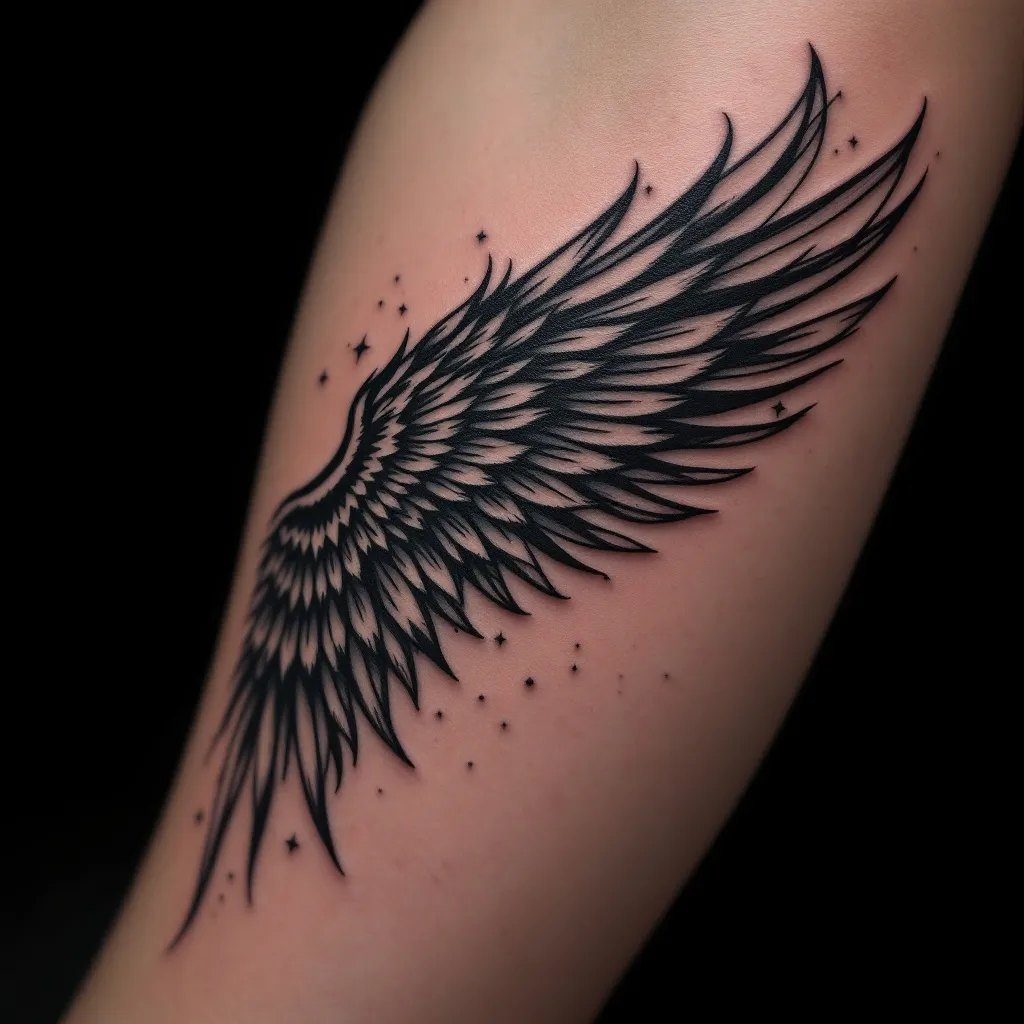 add something on the remaining tattoo attached
you left the wing out
